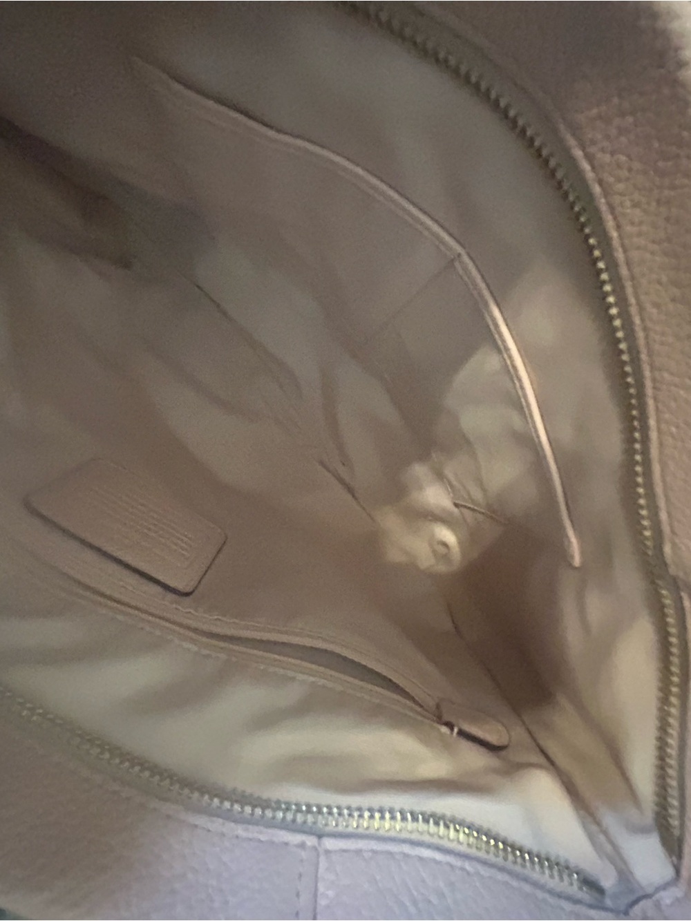 Coach Blush Pink Pebbled Leather Shoulder Bag - Picture 6 of 14
